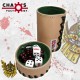Leather Dwarf Dice Cup with lid
